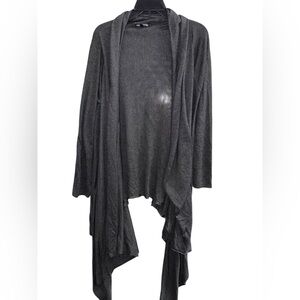 Cable & Gauge Charcoal Knit Cardigan Sweater Size M/L